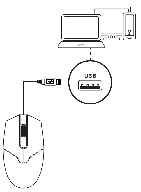 SVEN RX-30 Wired Mouse 1