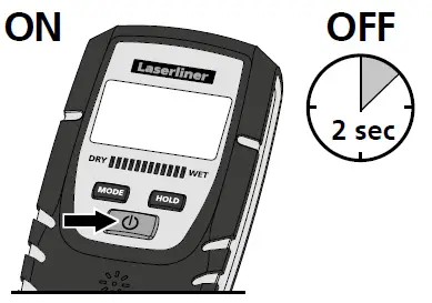 Laserline 082.332A MoistureFinder Compact Moisture Meter 3