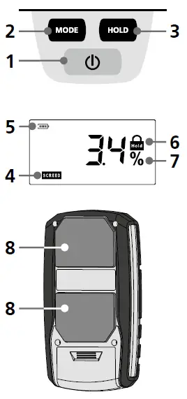 Laserline 082.332A MoistureFinder Compact Moisture Meter 5