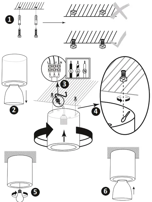Sanico 311719 JUPITER Plafond Ceiling Lamp - fig