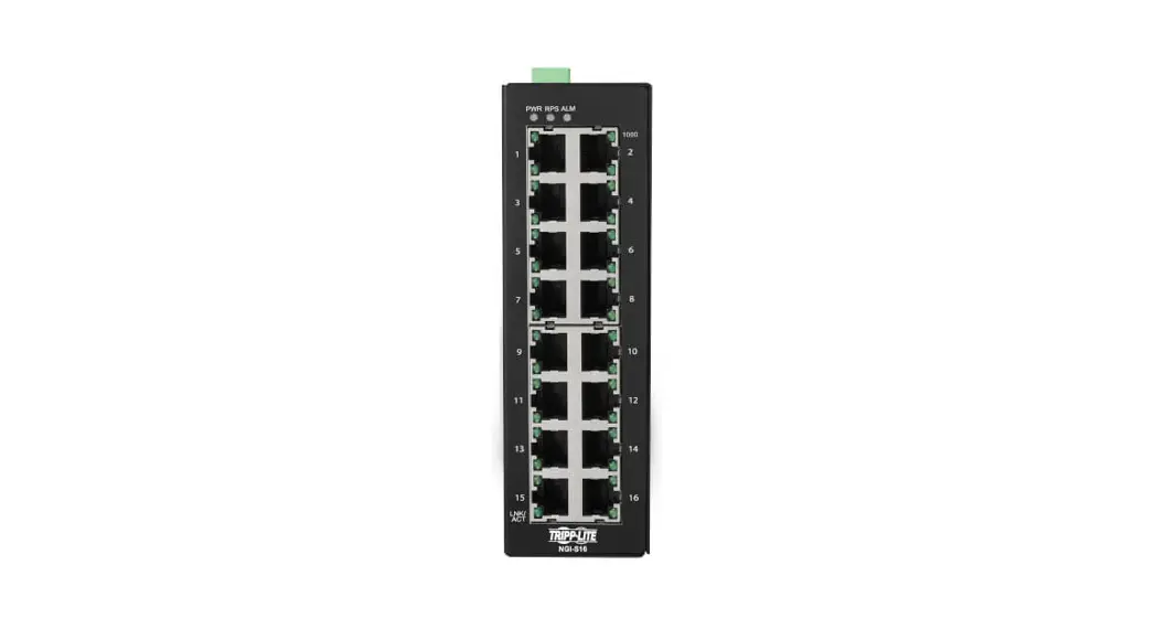 Tripp-lite Ngi-s16 16-port Lite Managed Industrial Gigabit Ethernet Switch User Manual Tripp-lite Ngi-s16 16-port Lite Managed Industrial Gigabit Ethernet Switch User Manual
