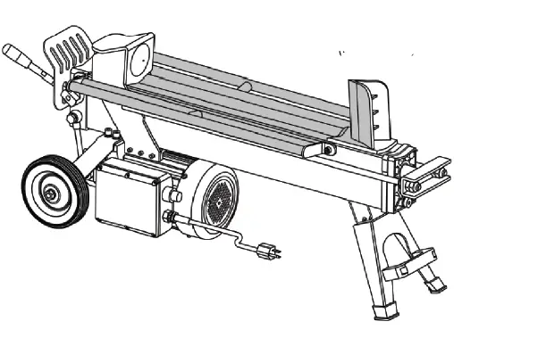 BRABEREQ BE-LS5TELL 5 Ton Log Splitter 15