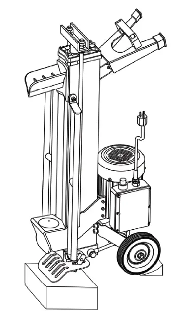 BRABEREQ BE-LS5TELL 5 Ton Log Splitter 19