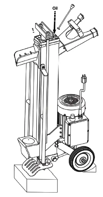 BRABEREQ BE-LS5TELL 5 Ton Log Splitter 20