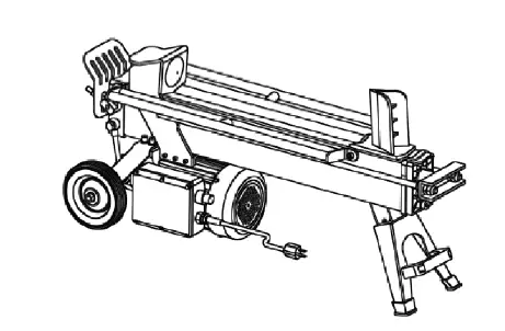 BRABEREQ BE-LS5TELL 5 Ton Log Splitter 22