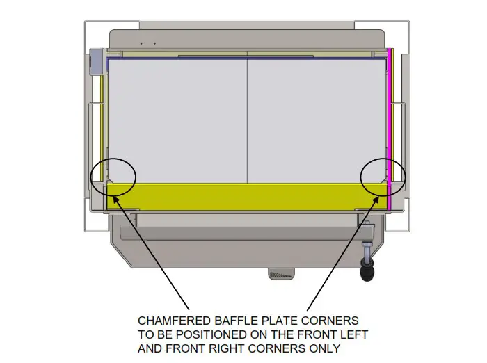KEMLAN Tempo 3 Freestanding Wood Fireplace - BAFFLE PLATES 2