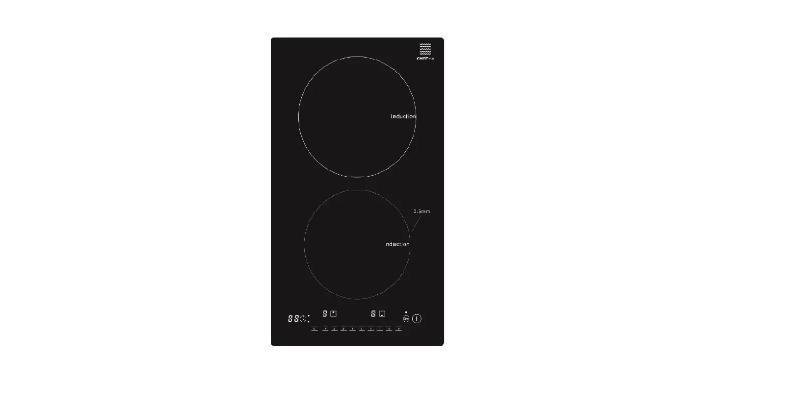 Drinkpod Dp-cheftop-2v Dual Vertical Induction Cooktop Hob User Manual Drinkpod Dp-cheftop-2v Dual Vertical Induction Cooktop Hob User Manual