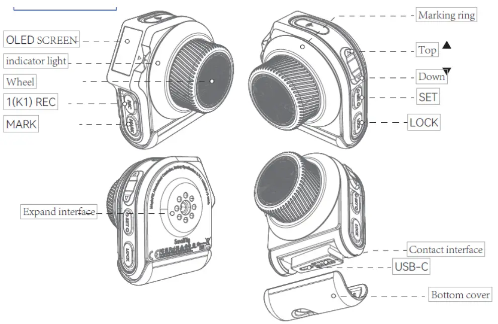 SmallRig 3262 Wireless Handwheel Controller - FIG 1