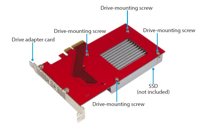 StarTech Com PEX4SFF8639 U.2 (SFF-8639) Drive to PCIe Host Adapter FIG (4)