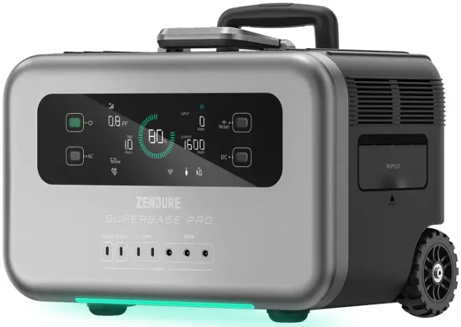 ZENDURE SuperBase Pro 2000 Fastest Recharge IoT Power Station