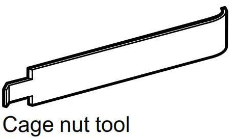 APC Easy Rack 1U Blanking Panel Kit ER7BP1U - Screw -