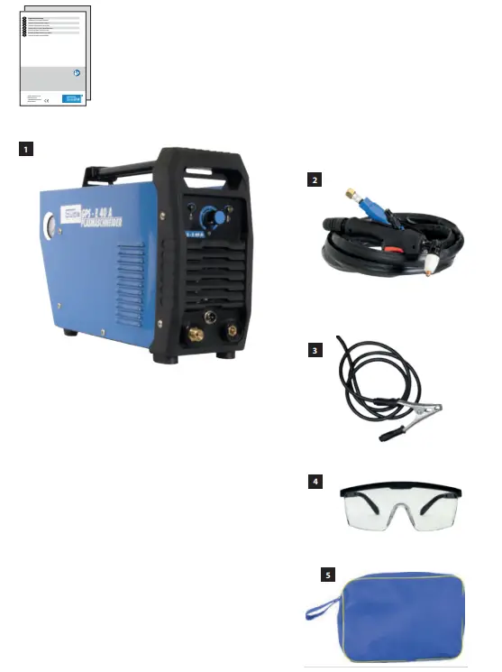 Gude GPS-E 40 A Entry-level Plasma Cutter - fig 1
