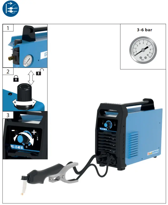 Gude GPS-E 40 A Entry-level Plasma Cutter - fig 5