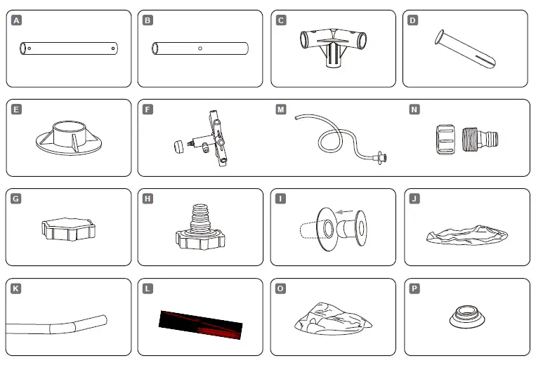 BESTWAY 56432 Splash-in-Shade Canopy, 183 x 51cm 1