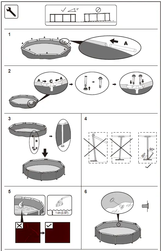 BESTWAY 56432 Splash-in-Shade Canopy, 183 x 51cm 2