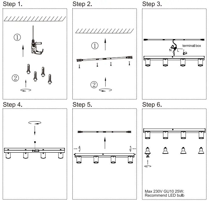 NOVA LIFE 50361-004-53 Ceiling Lamp fig 1