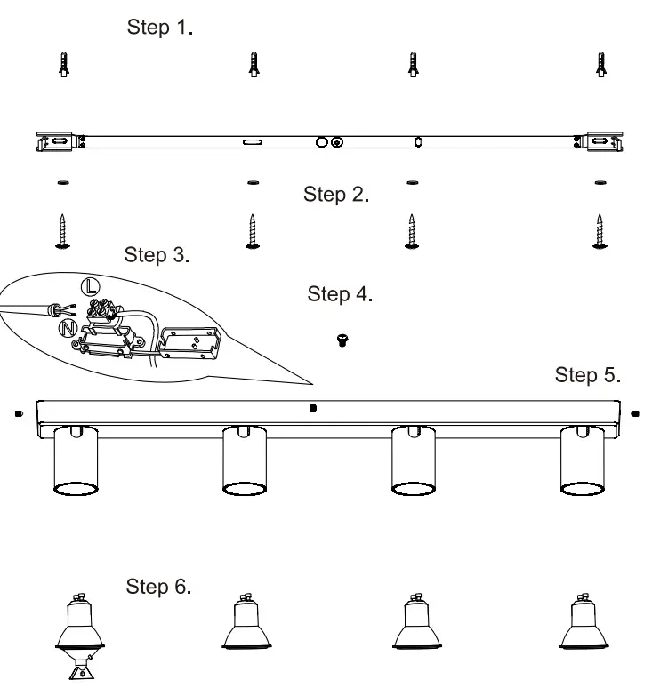 NOVA LIFE 50361-004-53 Ceiling Lamp fig 3