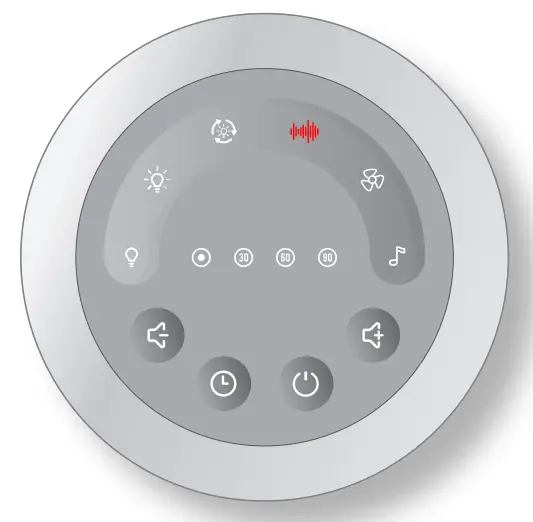 bol SA03 Relaxing Sound Machine with Mood Light -