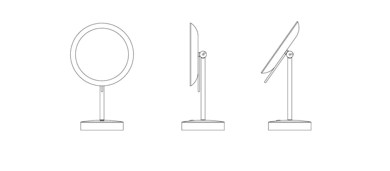 Robern Lit Freestanding Magnification Mirror Installation Guide Robern Lit Freestanding Magnification Mirror Installation Guide