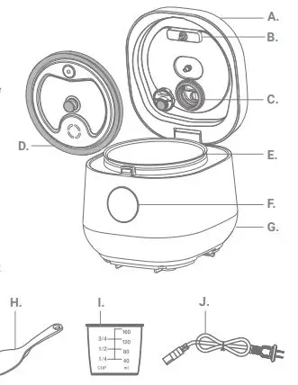GreenLife Nonstick 4-Cup Rice Oats Cooker - 1