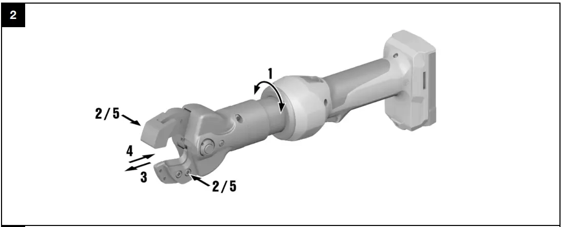Changing the cutting edges