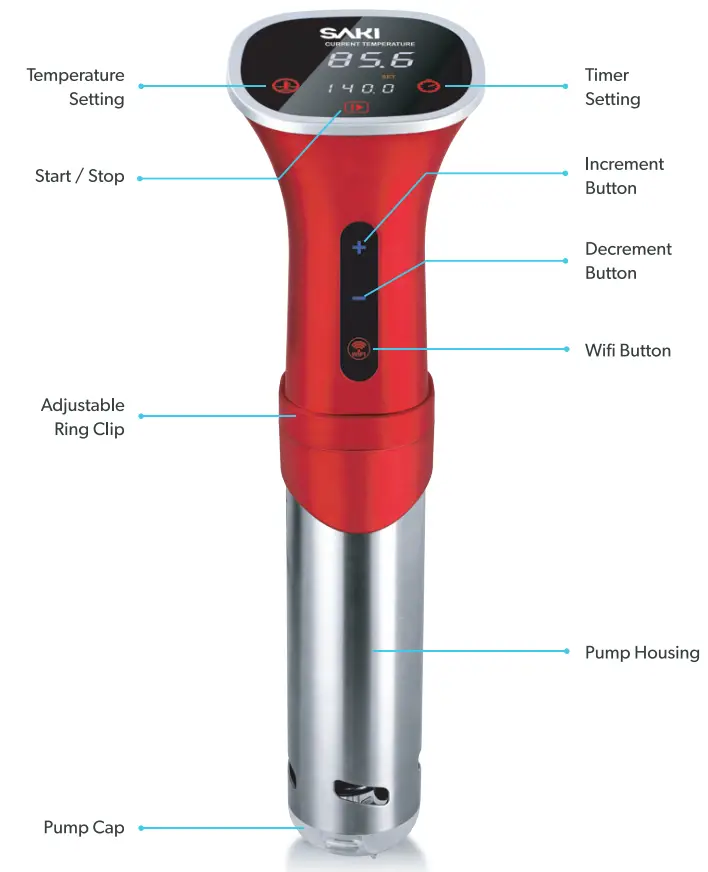 SAKI-B07GVRY2LK-Wifi-Sous-Vide-Cooker-FIG 1