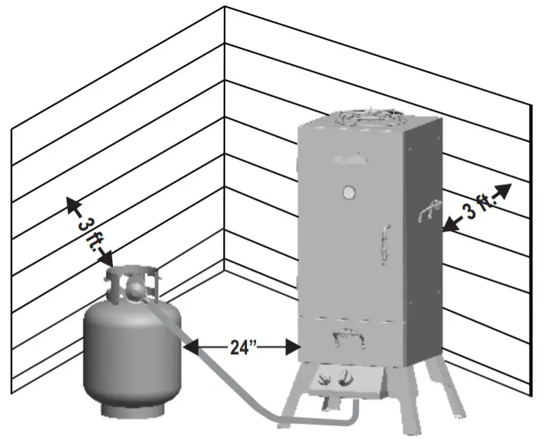 Char-Broil 12701705 Vertical Gas Smoker 595 - fig15