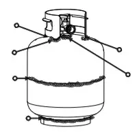 Char-Broil 12701705 Vertical Gas Smoker 595 - fig4