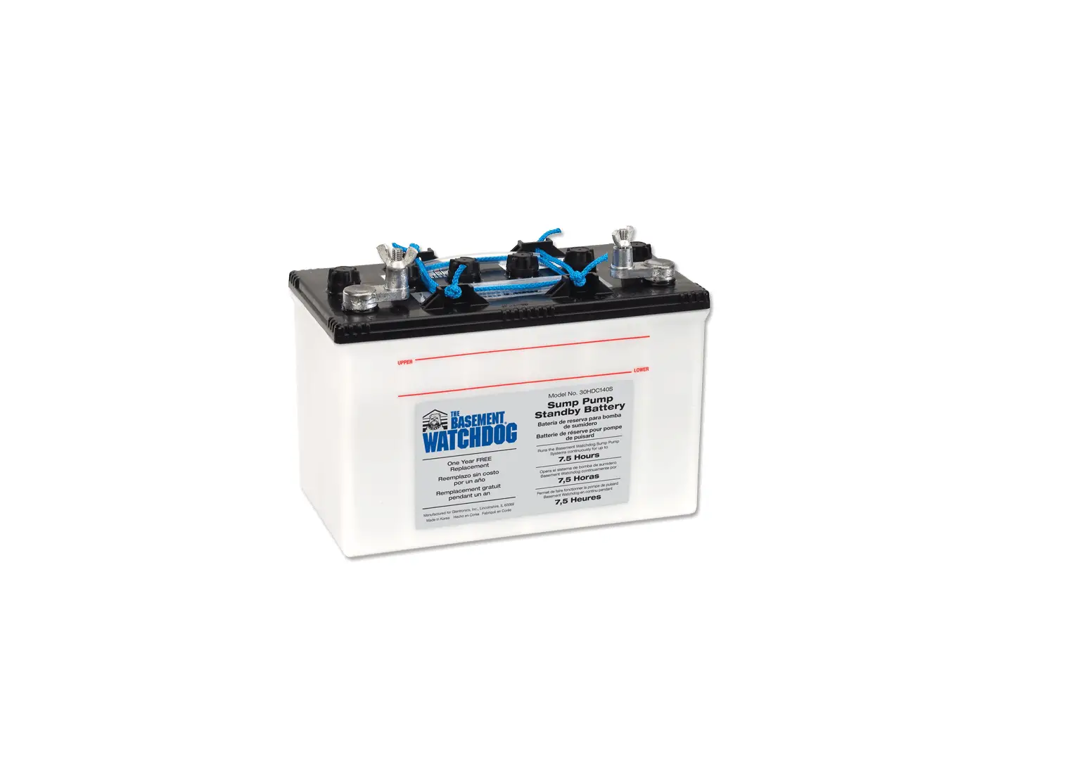 The Basement Watchdog 30hdc140s Big Standby Battery User Manual