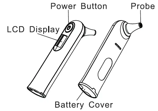 Infrared Ear Thermometer Ki-8190 Instruction Manual