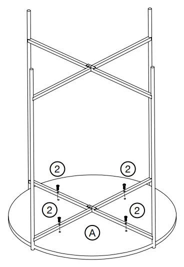 URTR HY02126Y Faux Marble Round Side Table - Fig 7