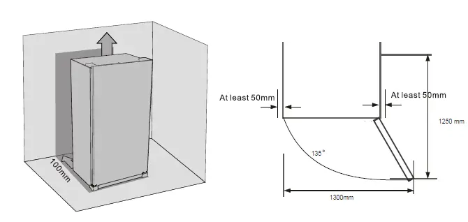 PREMIUM-LEVELLA-PRN16950HW-Powerful-Interior-LED-Light-Refrigerator-FIG-2