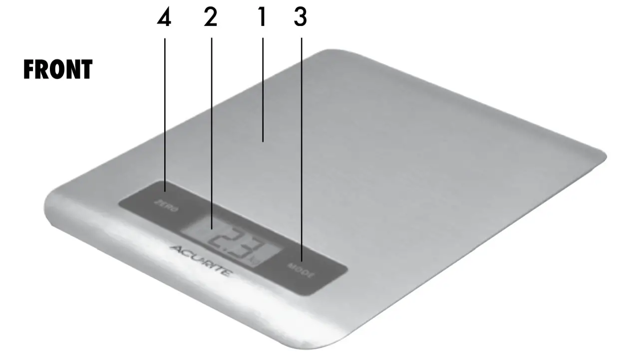 ACURITE 00939 Digital Kitchen Scale - Features1