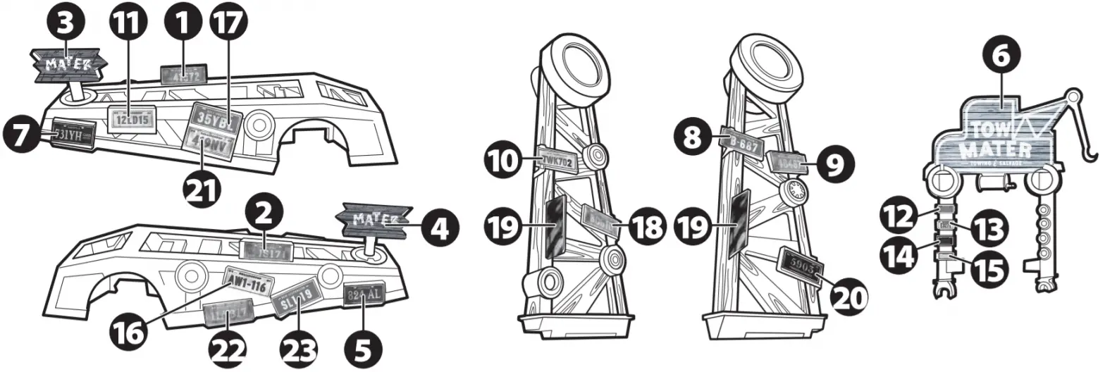 Disnep Mater's Challenge Playset - APPLY1