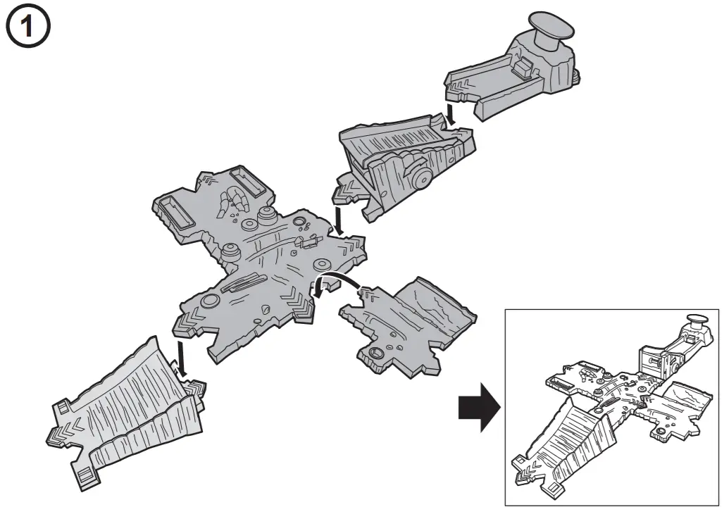Disnep Mater's Challenge Playset - ASSEMBLY 1