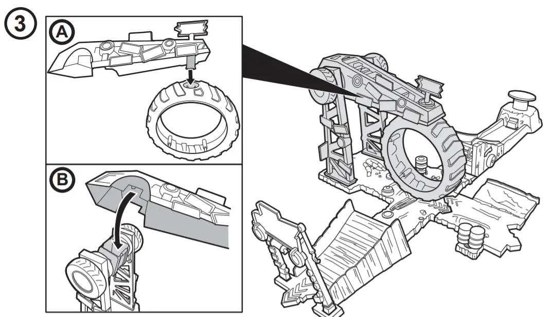 Disnep Mater's Challenge Playset - ASSEMBLY 3