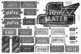 Disnep Mater's Challenge Playset - LABEL