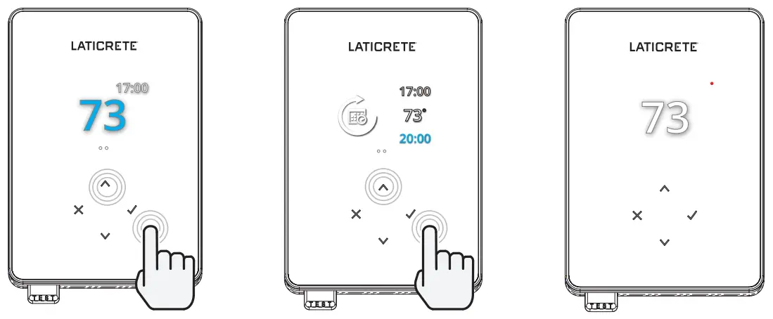 How to set a Temporary Override