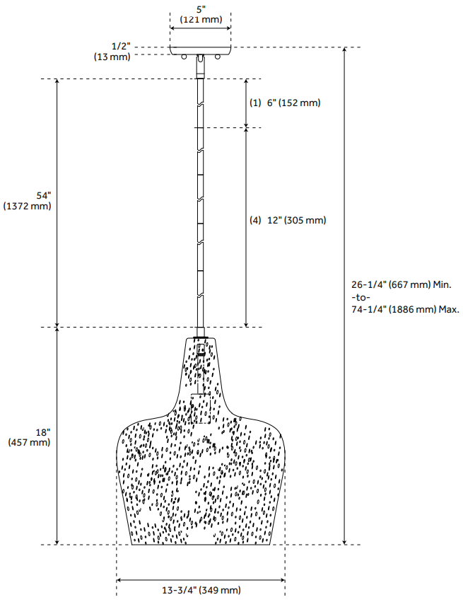 Signature Hardware 953461 Harney Pendant Light - FIGURE