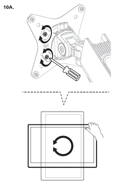 GAM-135-W Dual Monitor Arm Deltaco Gaming White Line-fig-15