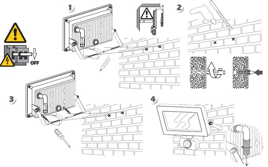 SHADA 310715 LED Spotlight Floodlight-01
