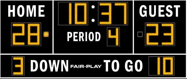 FAIR-PLAY BB-1676-4 Basketball Scoreboard PRO