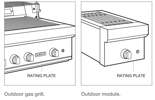 WOLF ICBOG42 Outdoor Gas Grill fig 1