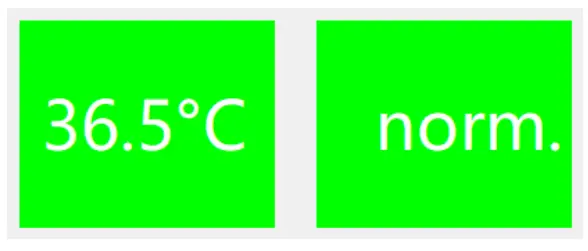 XQUARES Medical Infrared Thermometer - When the software