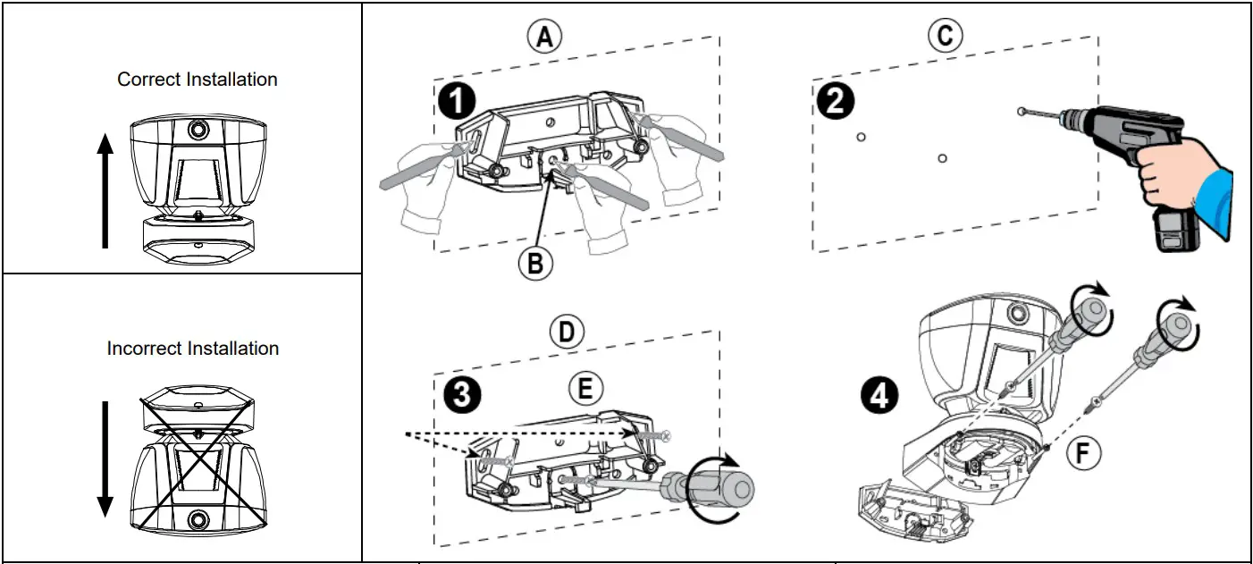 BENTEL SECURITY BW ODC Outdoor Mirror PIR Motion Detector - PICTURES 2