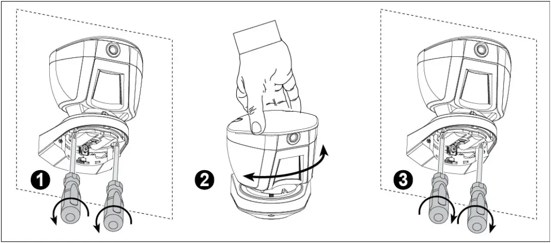 BENTEL SECURITY BW ODC Outdoor Mirror PIR Motion Detector - PICTURES 3