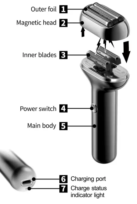 yoose-T1-Electric-Shaver-V-FIG-1