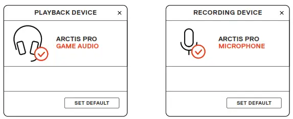 steelseries ARCTIS PRO Gaming Headset - SETTINGS