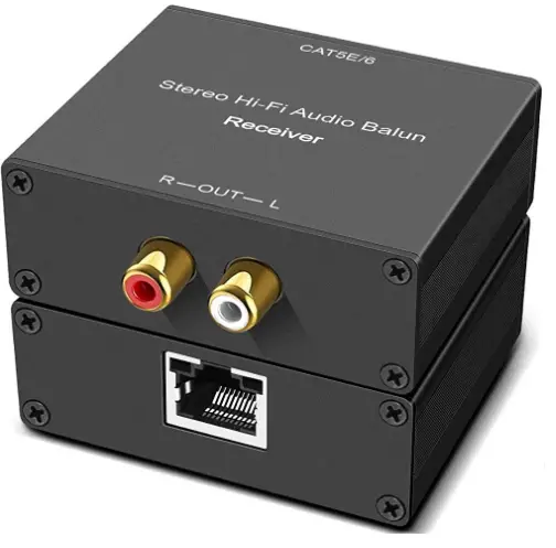 FACTOR-HD-AUDIO-BALUN-300M-OVER-CAT5-6-HD-Audio-Extender-Over-Cat-Cable-PRO