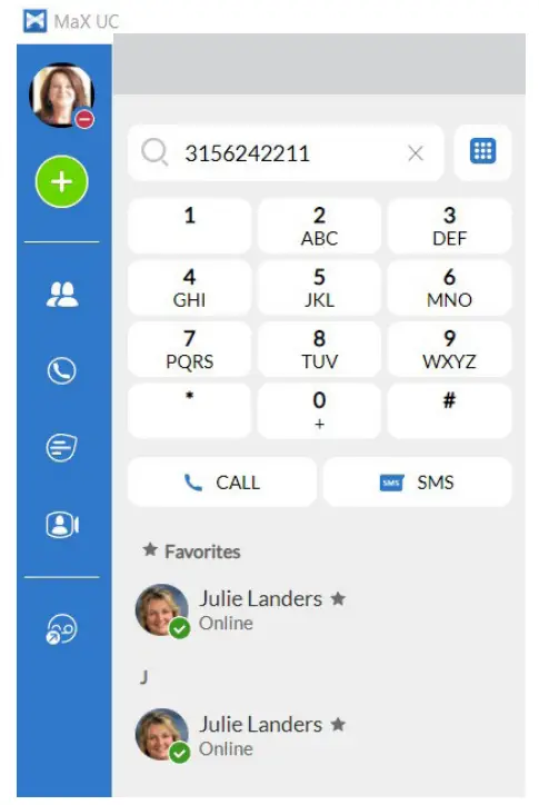Northland MaX UC Desktop Softphone Application - ENTER A NUMBER